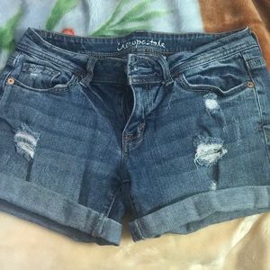 Aeropostale boyfriend Jean shorts